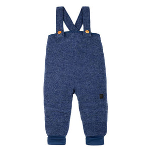 Dungarees - Boiled Organic Merino/Cotton - Denim (1-6y)