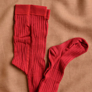 Ribbed Tights - Organic Merino/Cotton (3-10y)
