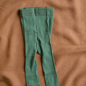Ribbed Tights - Organic Merino/Cotton (3-10y)