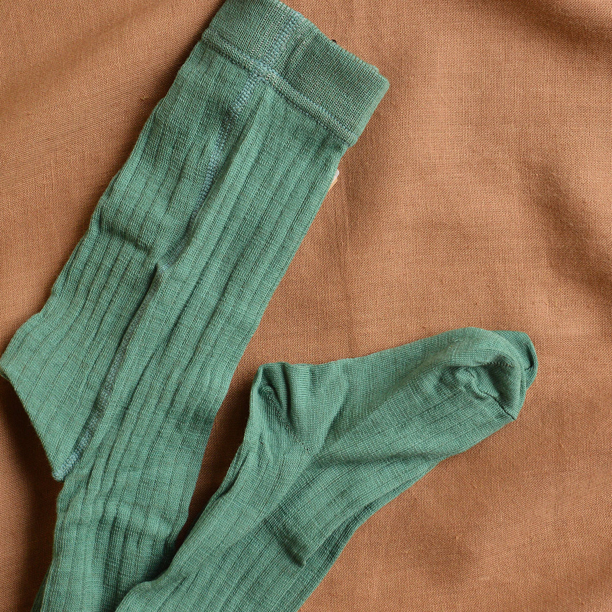 Ribbed Tights - Organic Merino/Cotton (3-10y)