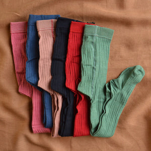 Ribbed Tights - Organic Merino/Cotton (3-10y)
