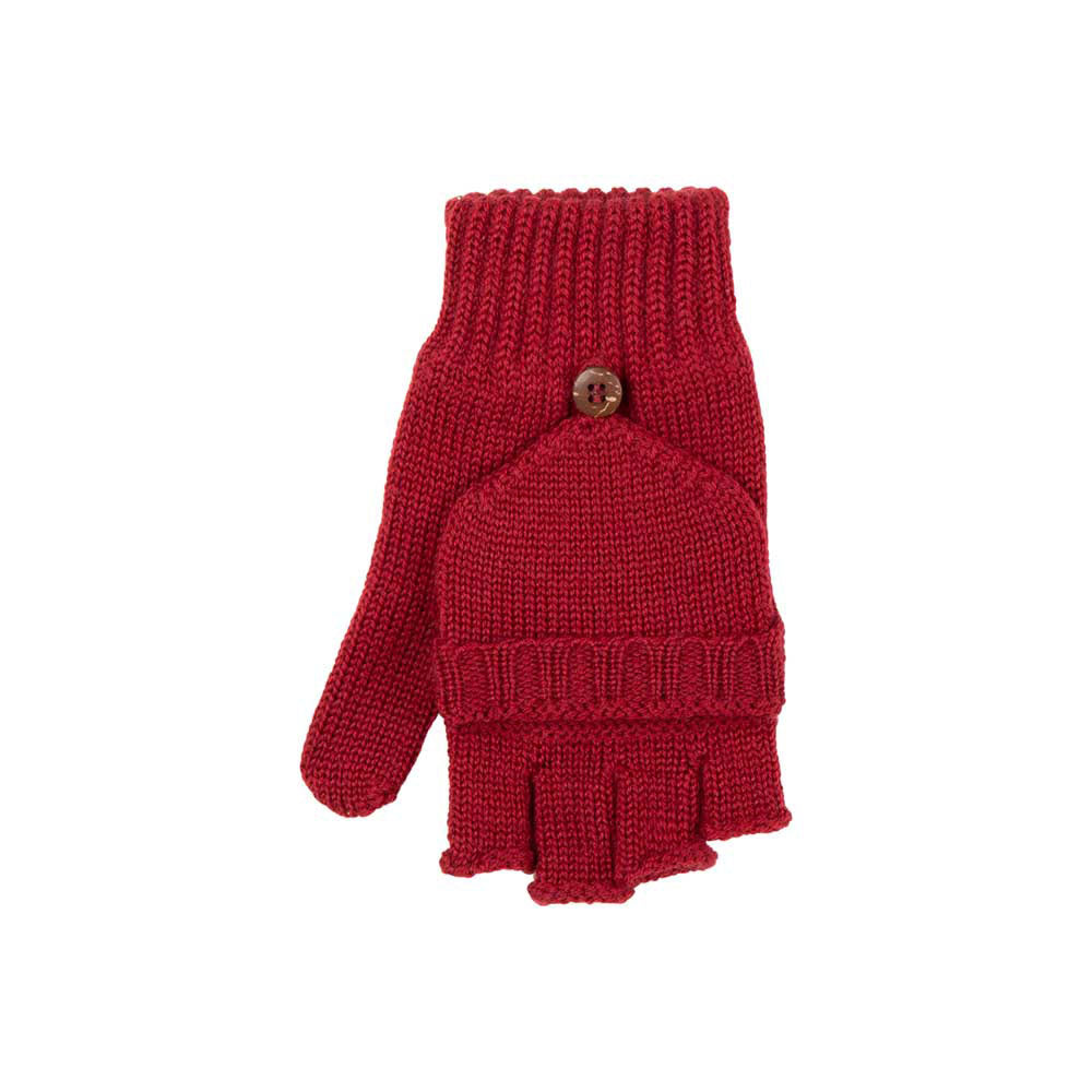 Child's Button Back Mittens - 100% Organic Merino Wool (1-8y+)