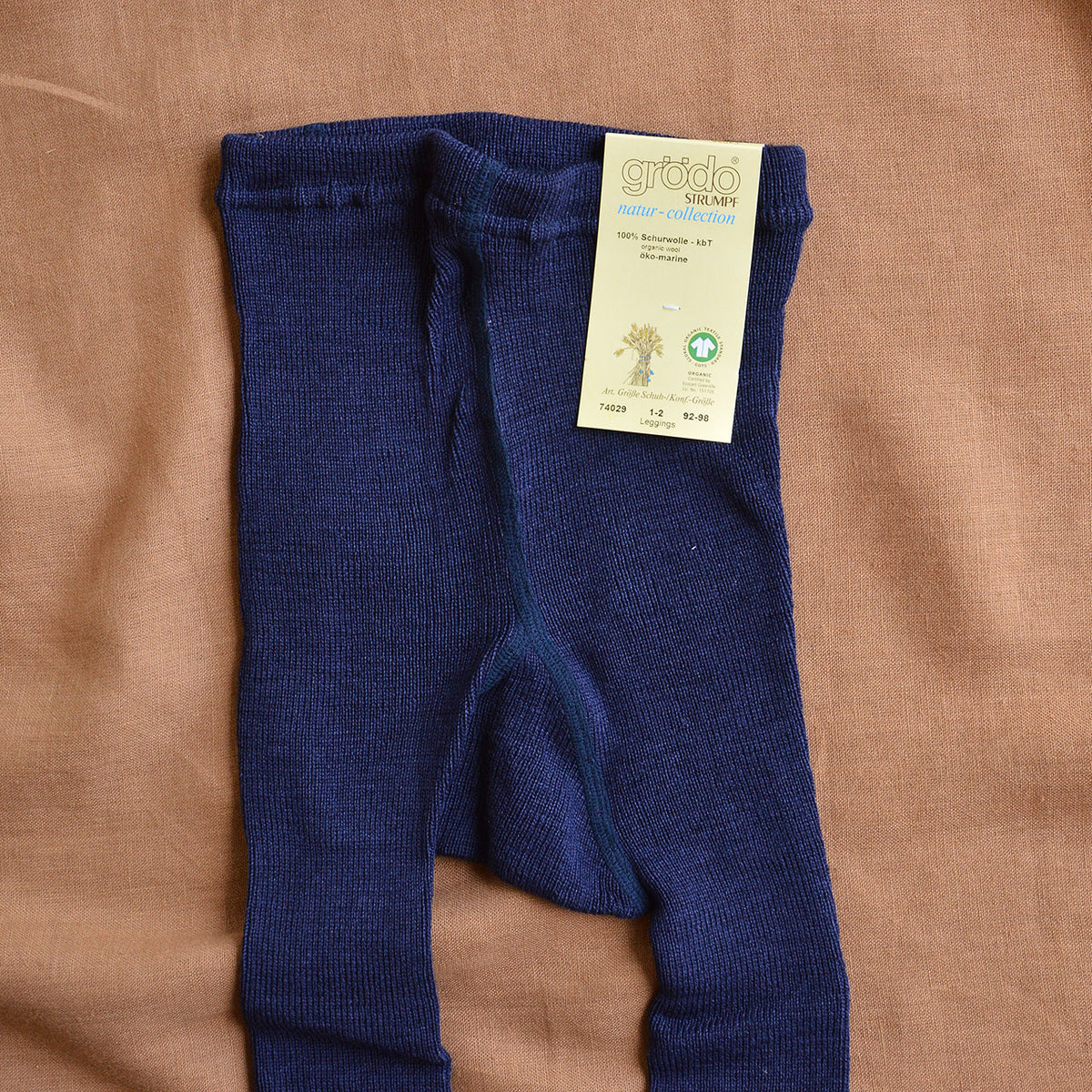 Child's Footless Tights - 100% Organic Wool (1-8y)