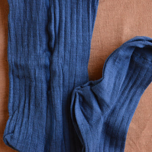 Ribbed Tights in Organic Merino/Cotton (3-10y)