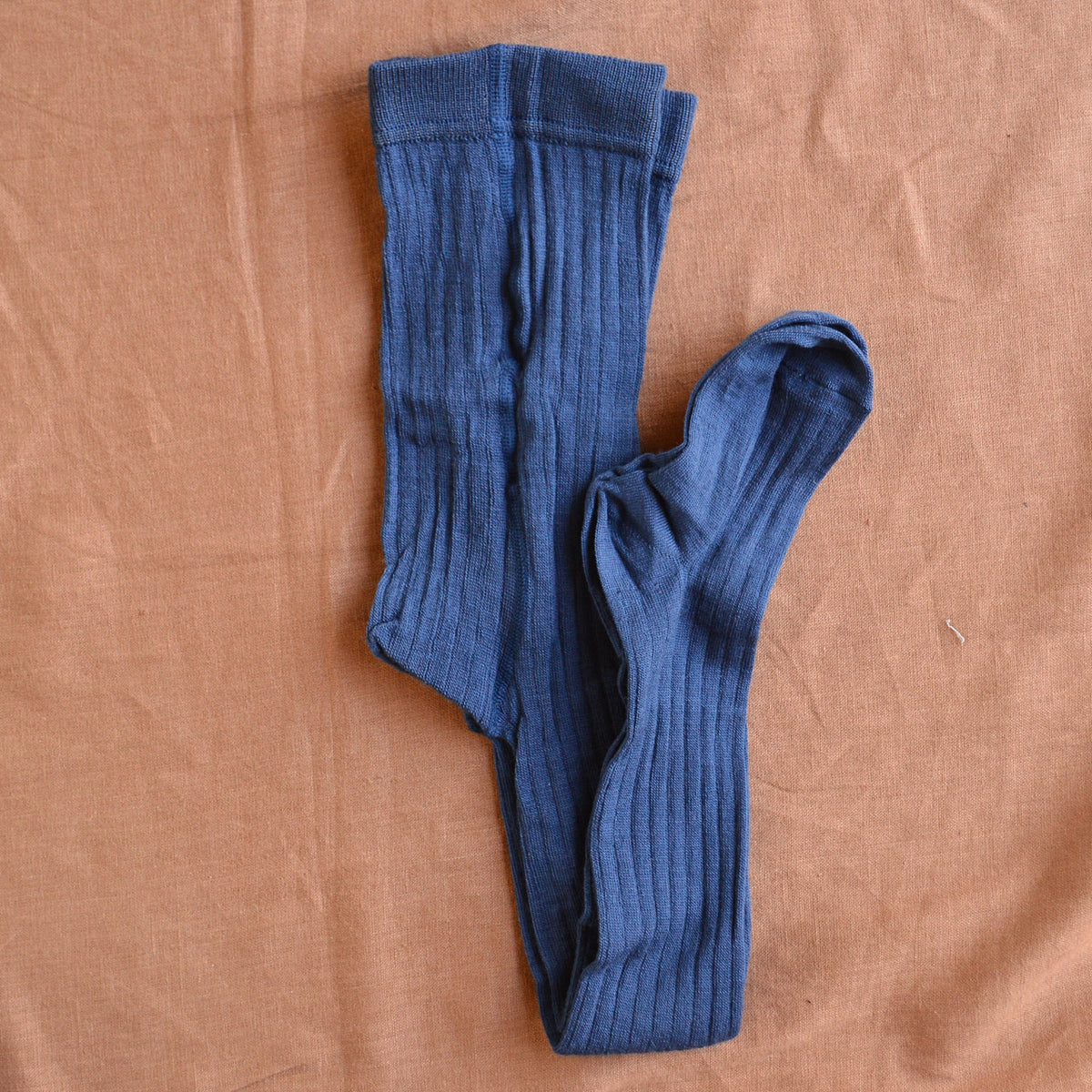 Ribbed Tights in Organic Merino/Cotton (1-10y)