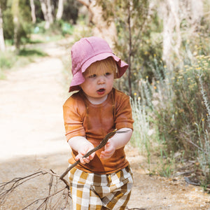 Linen Sun Hat (1-7y)