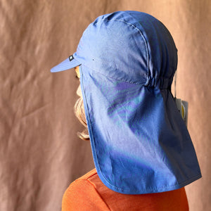 Sun Cap with Neck Protection in Organic Cotton (Child-Youth)