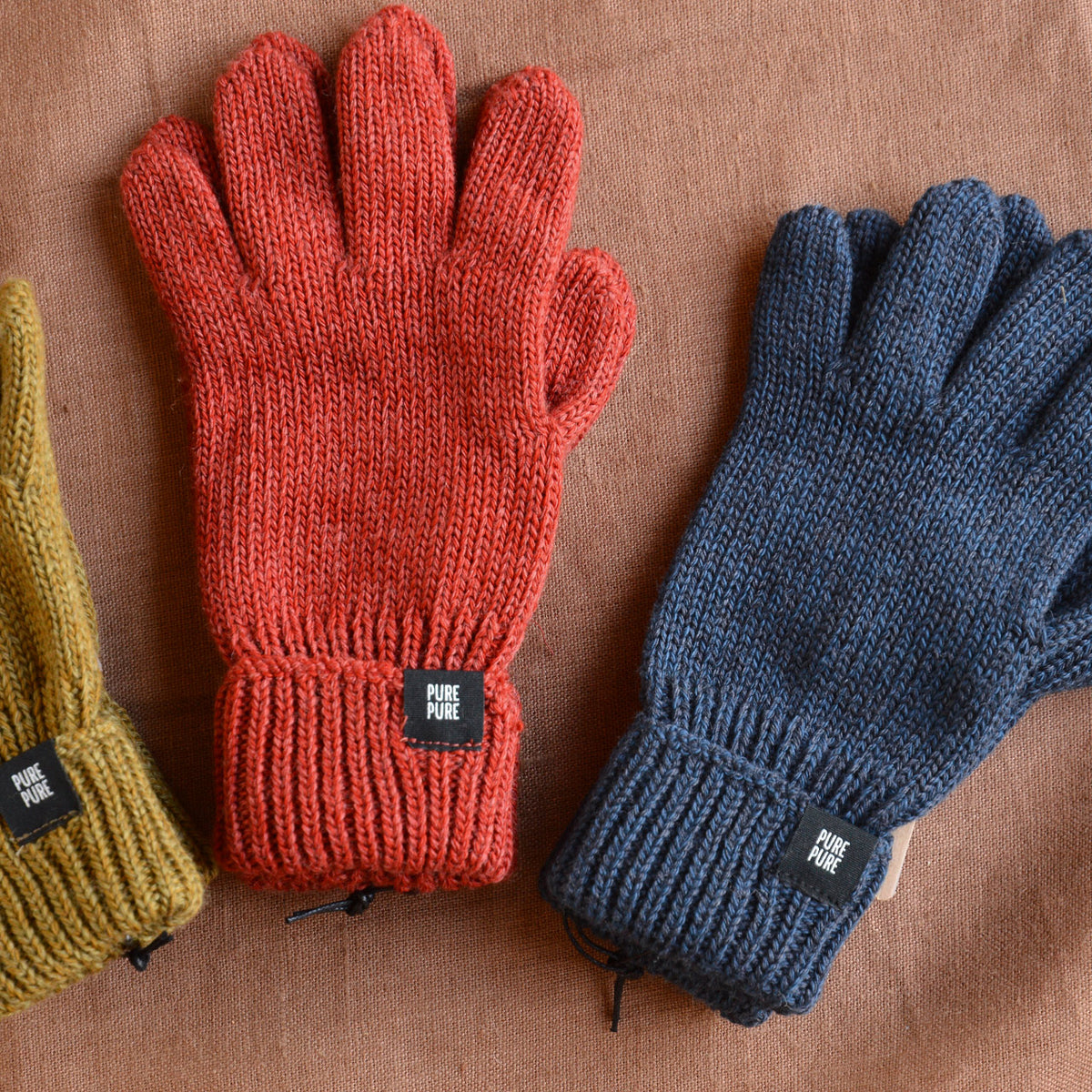 Children's Gloves in Organic Wool/Silk/Cotton (1-8y+)