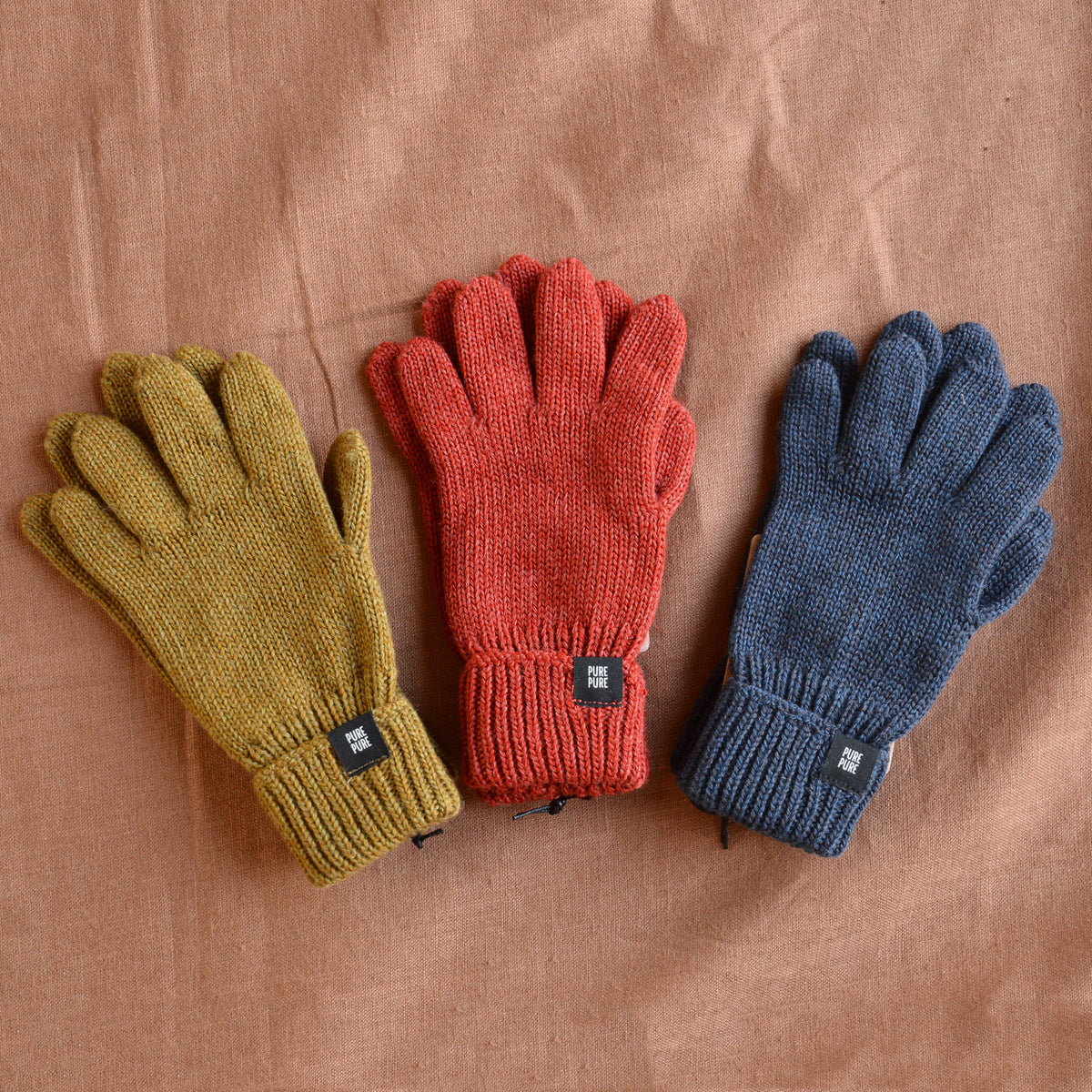 Children's Gloves in Organic Wool/Silk/Cotton (1-8y+)