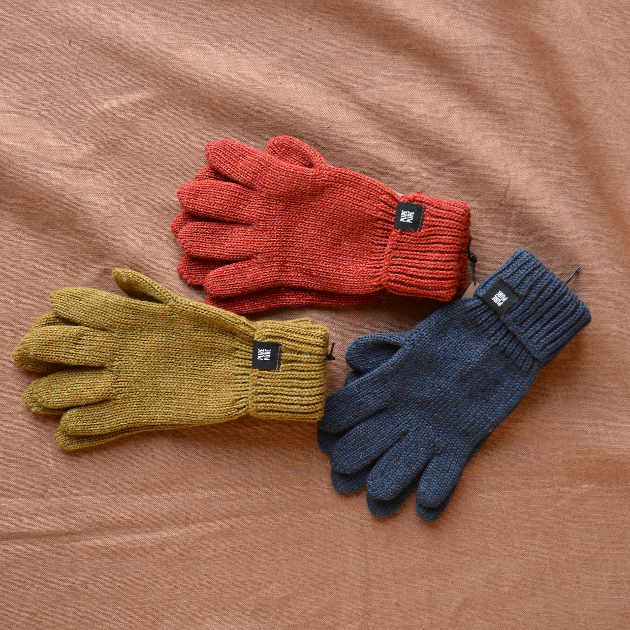 Children's Gloves in Organic Wool/Silk/Cotton (1-8y+)