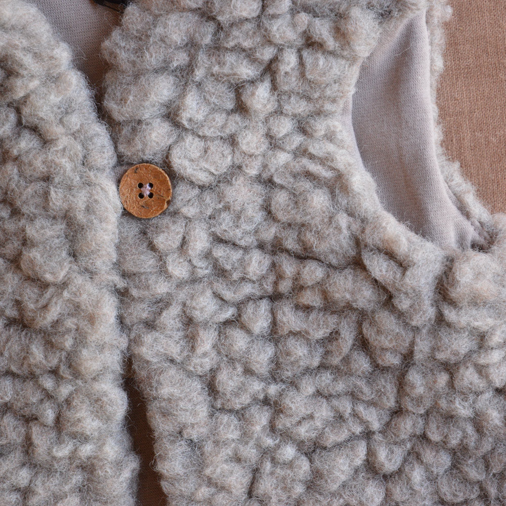 Plush Vest - Wool/Tencel Teddy (1-6y) *Returning 2026