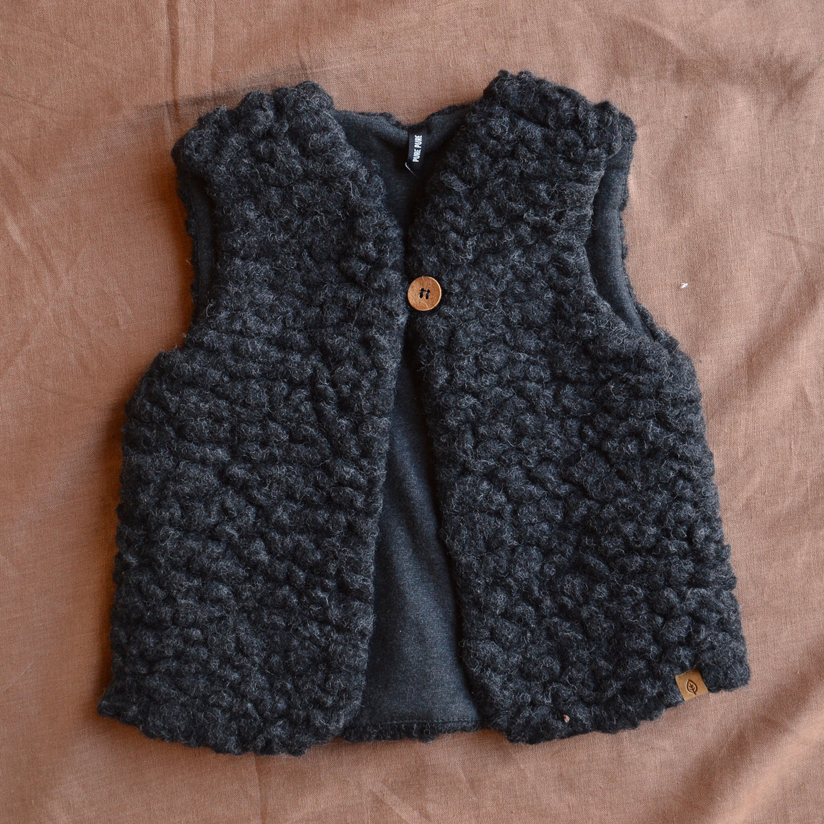 Plush Vest - Wool/Tencel Teddy (1-6y) *Returning 2026