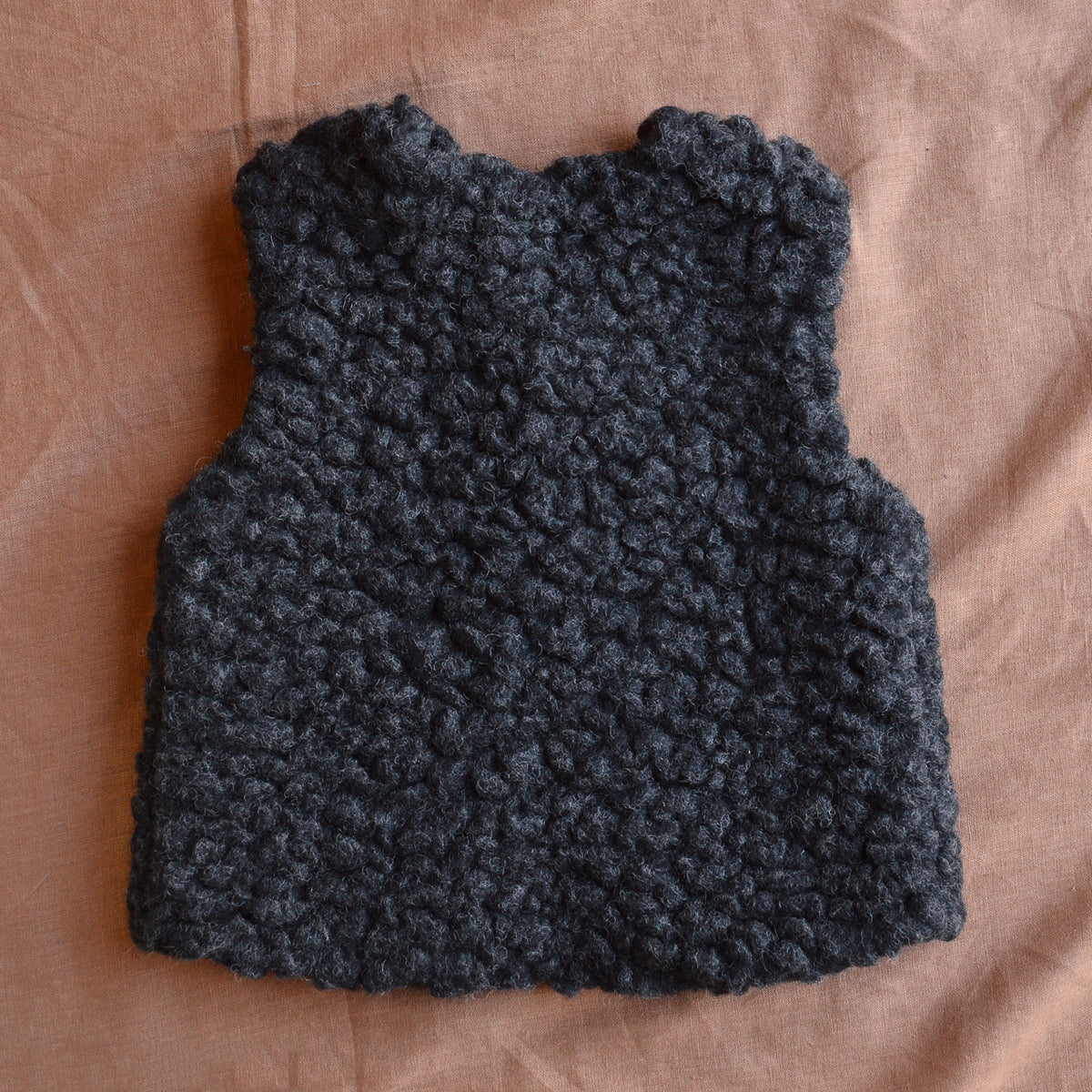 Plush Vest - Wool/Tencel Teddy (1-6y) *Returning 2026