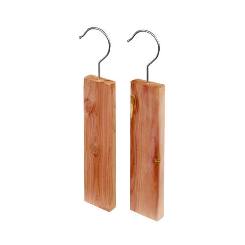 Red Cedar Wood Wardrobe Blocks with Hanger (2 pack)