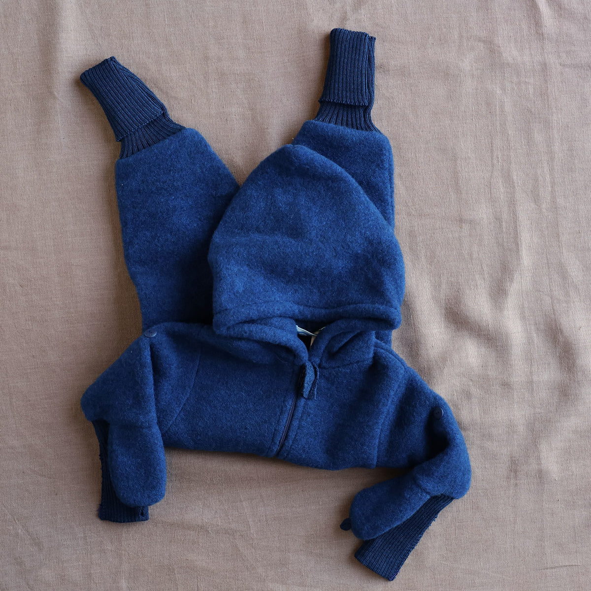 Winter Overalls - Organic Merino Wool Fleece (0-2y)