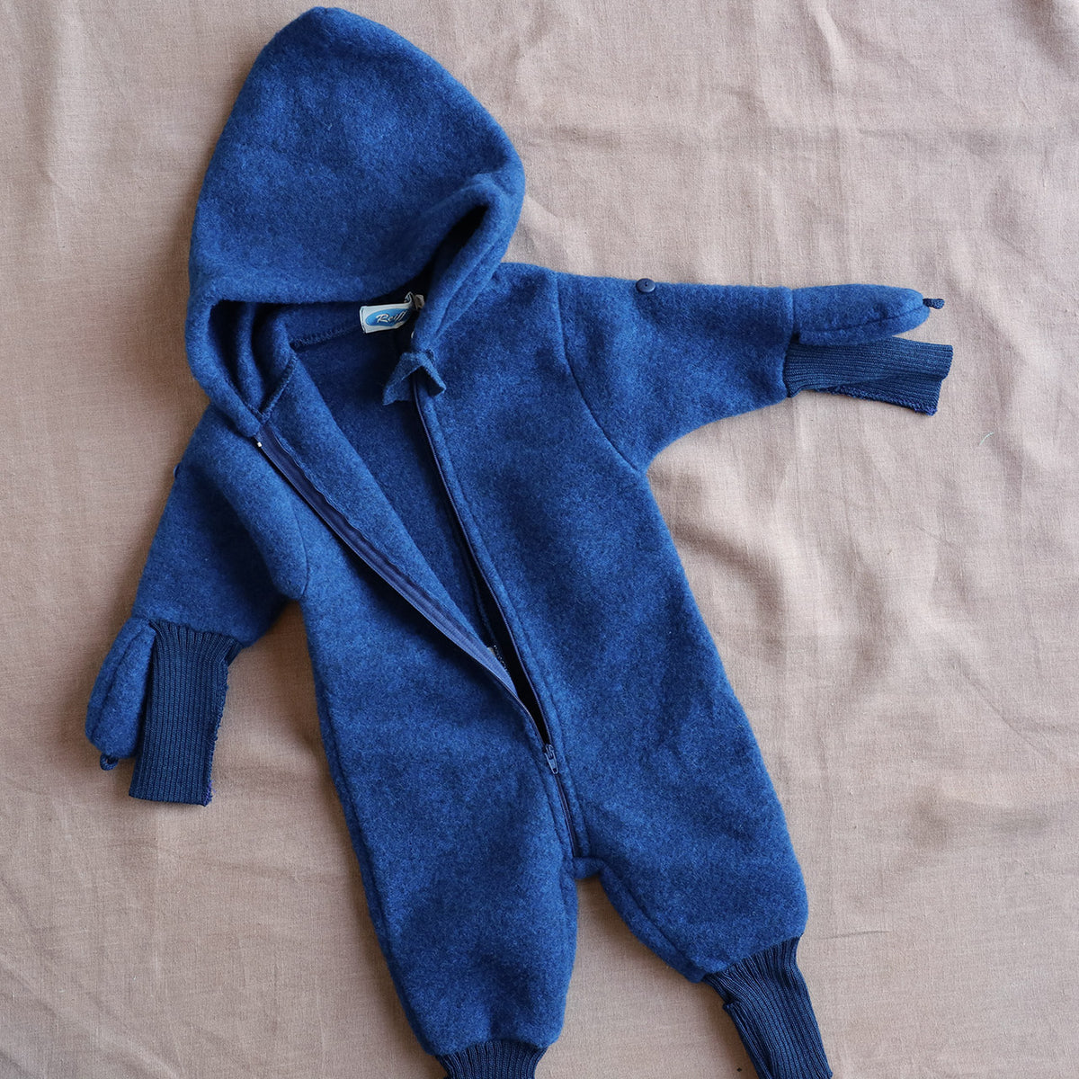 Winter Overalls - Organic Merino Wool Fleece (0-2y)