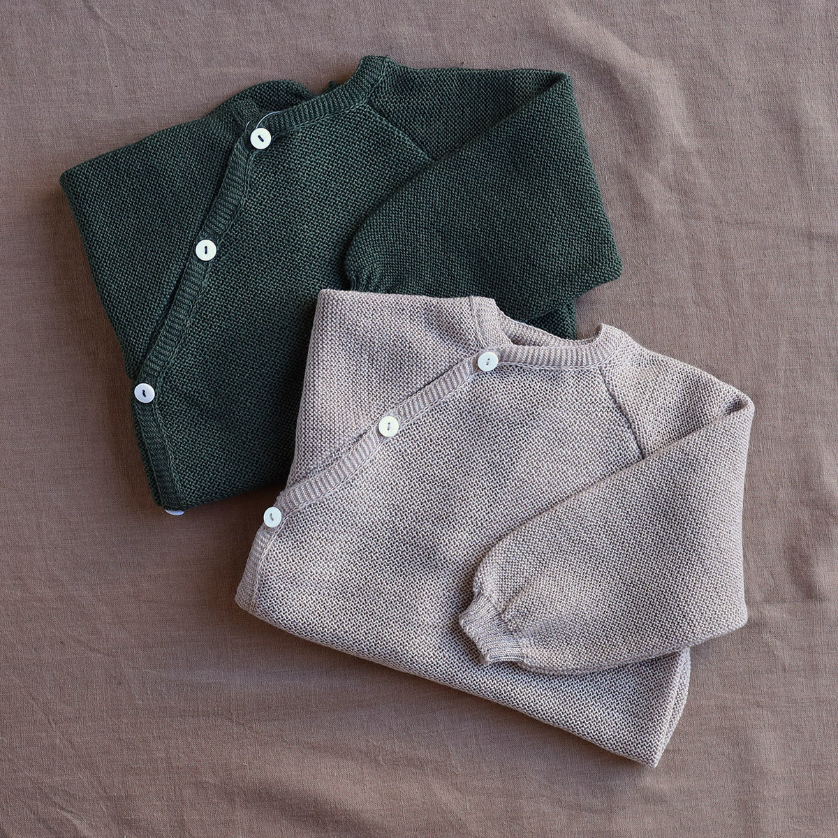 Knitted Baby Jacket - Organic Merino Wool (0-4y)