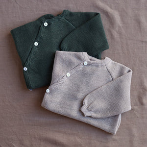 Knitted Baby Jacket - Organic Merino Wool (0-4y)