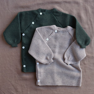 Knitted Baby Jacket - Organic Merino Wool (0-4y)