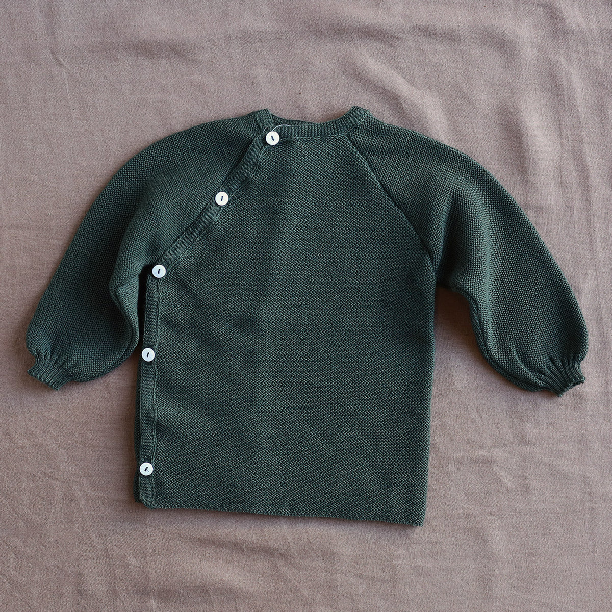 Knitted Baby Jacket - Organic Merino Wool (0-4y)