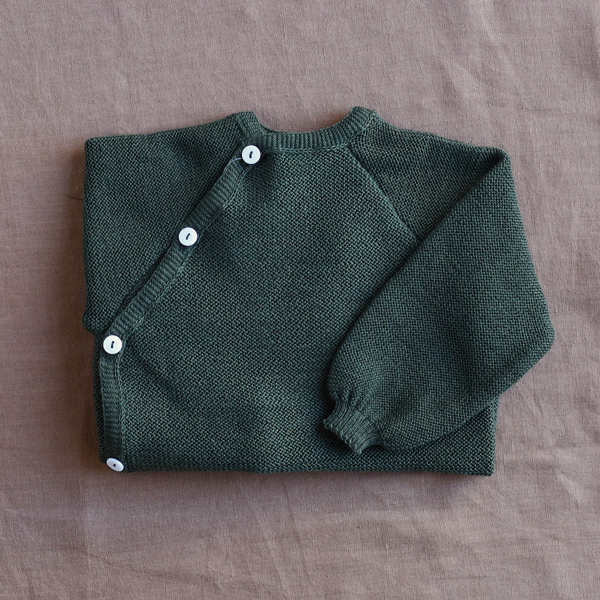 Knitted Baby Jacket - Organic Merino Wool (0-4y)