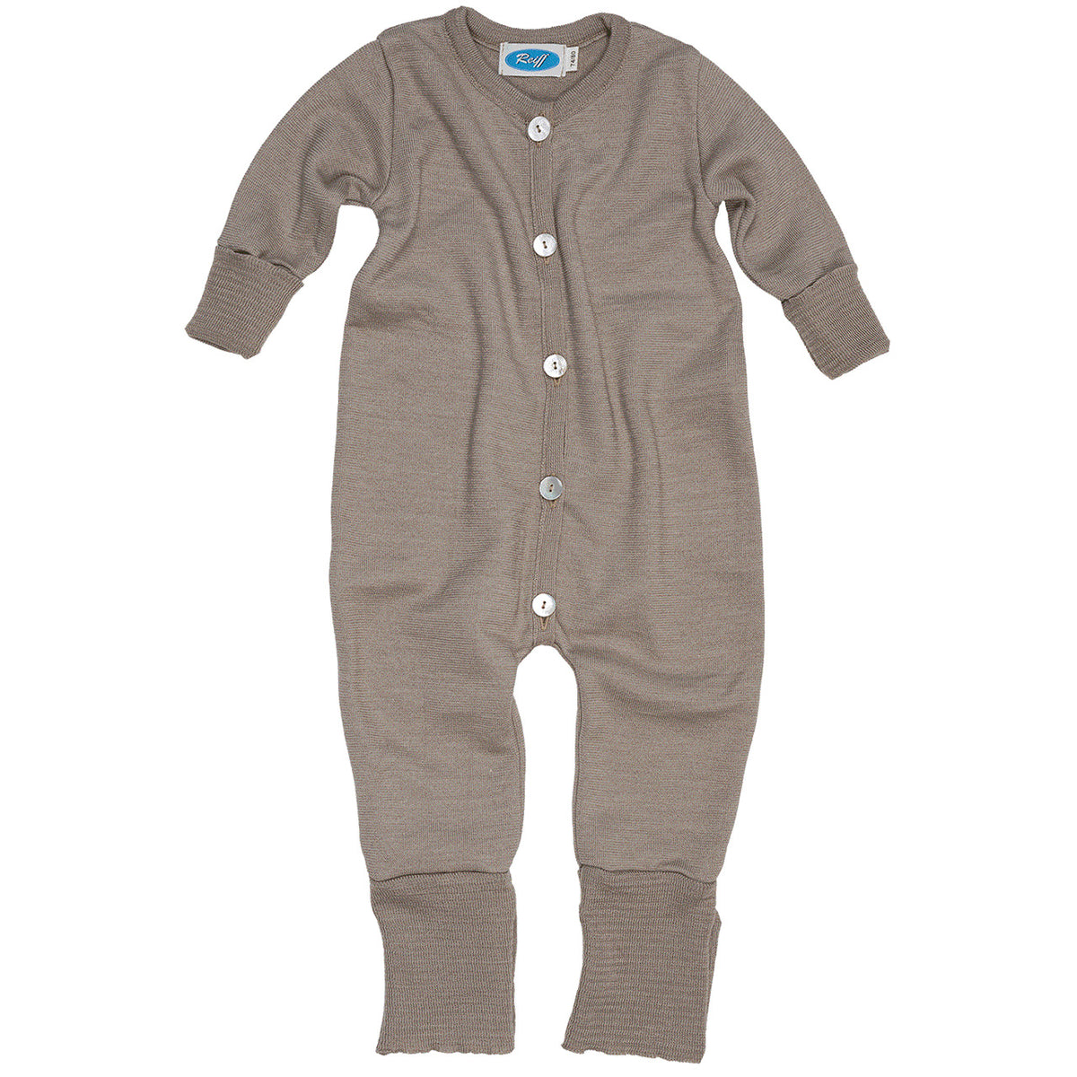 Sleepsuit Onesie - Terry Organic Merino Wool/Silk (0-4y)