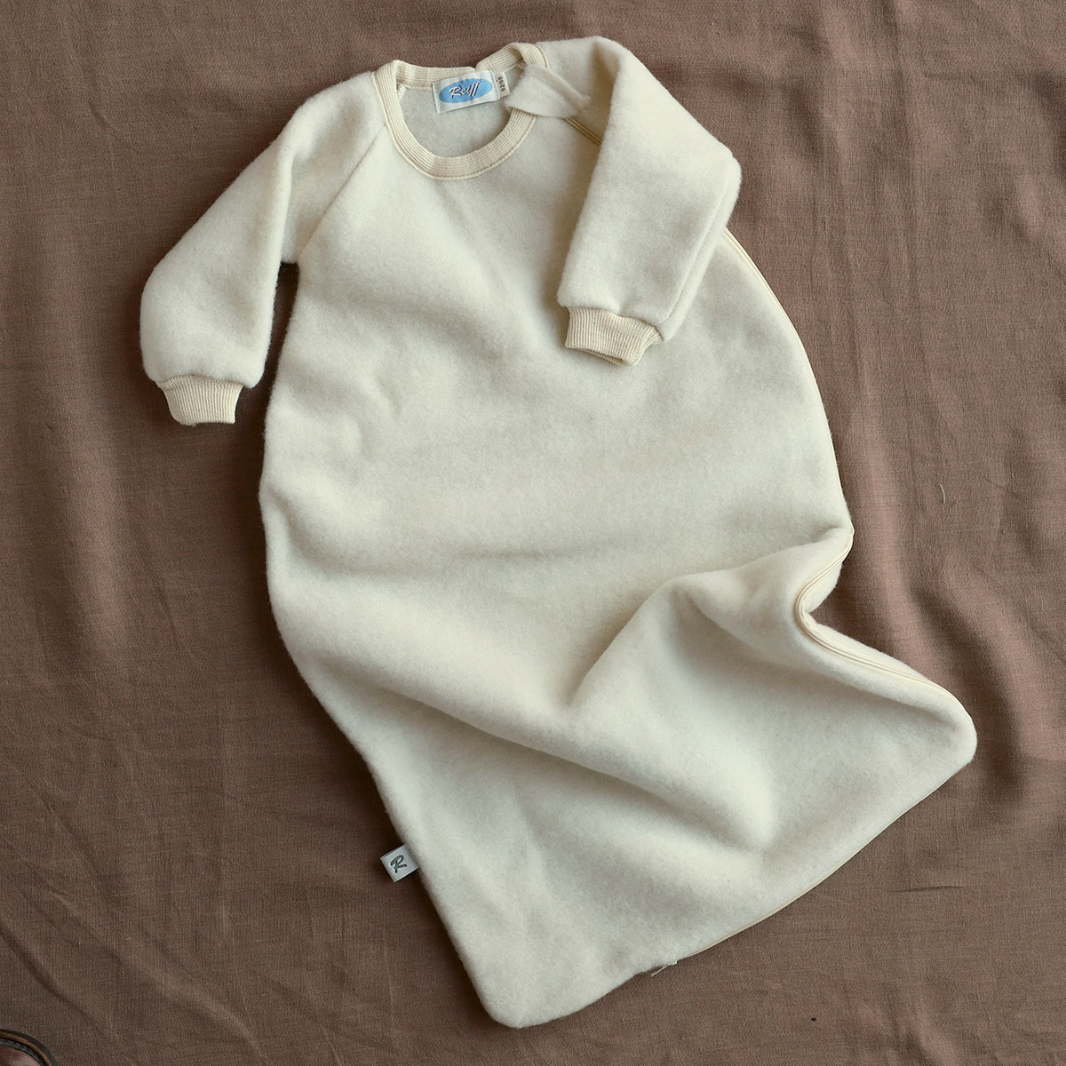Sleeping Bag with Arms - Organic Merino Wool Fleece (3m-2y)
