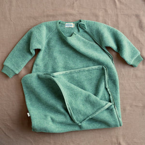 Sleeping Bag with Arms - Organic Merino Wool Fleece (12-24m)