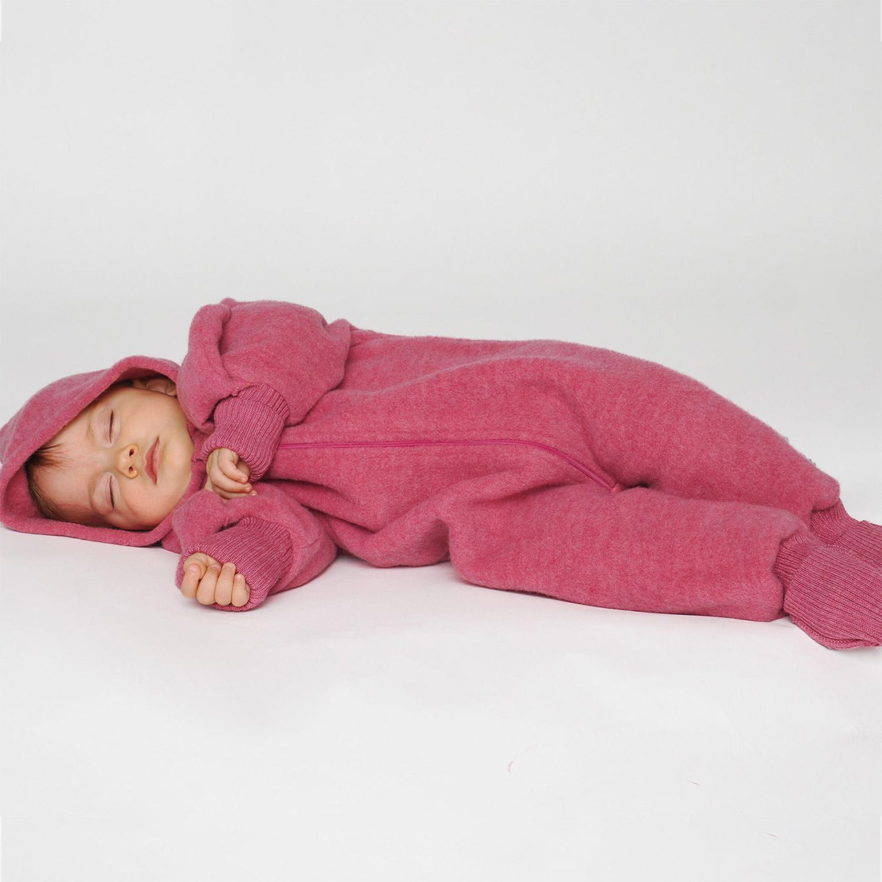 Winter Jumpsuit - Organic Merino Wool Fleece (0-2y)