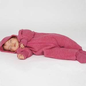 Winter Jumpsuit - Organic Merino Wool Fleece (0-2y)