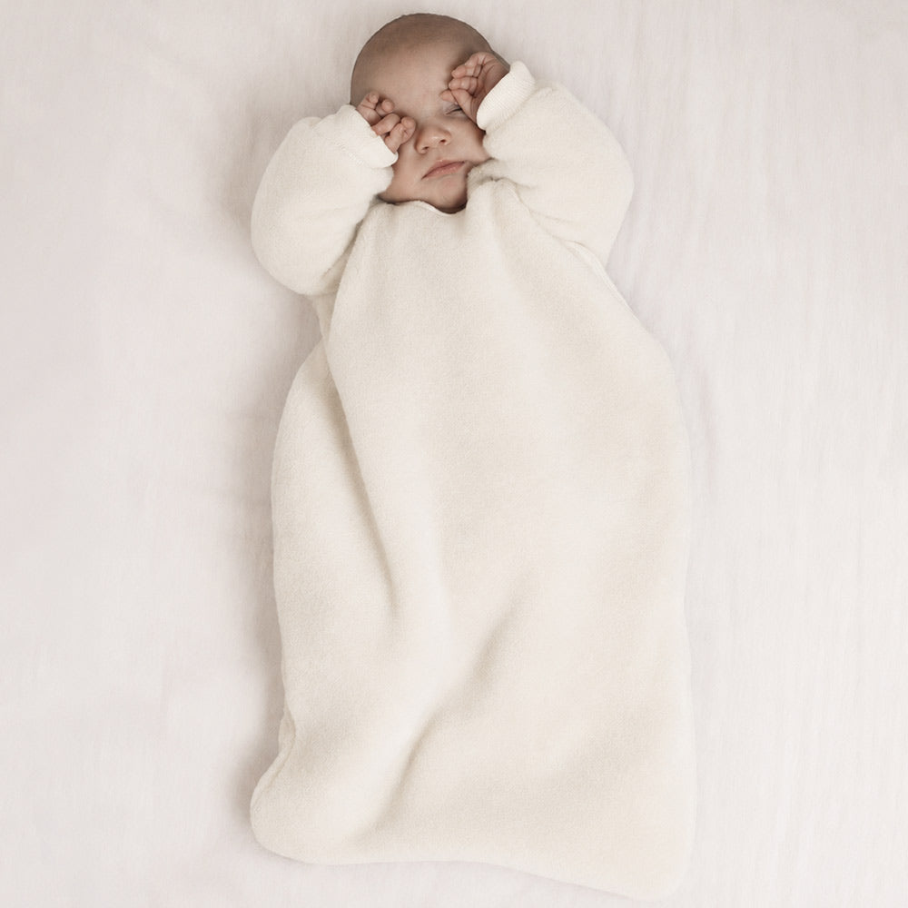 Sleeping Bag with Arms - Organic Merino Wool Fleece (3m-2y)