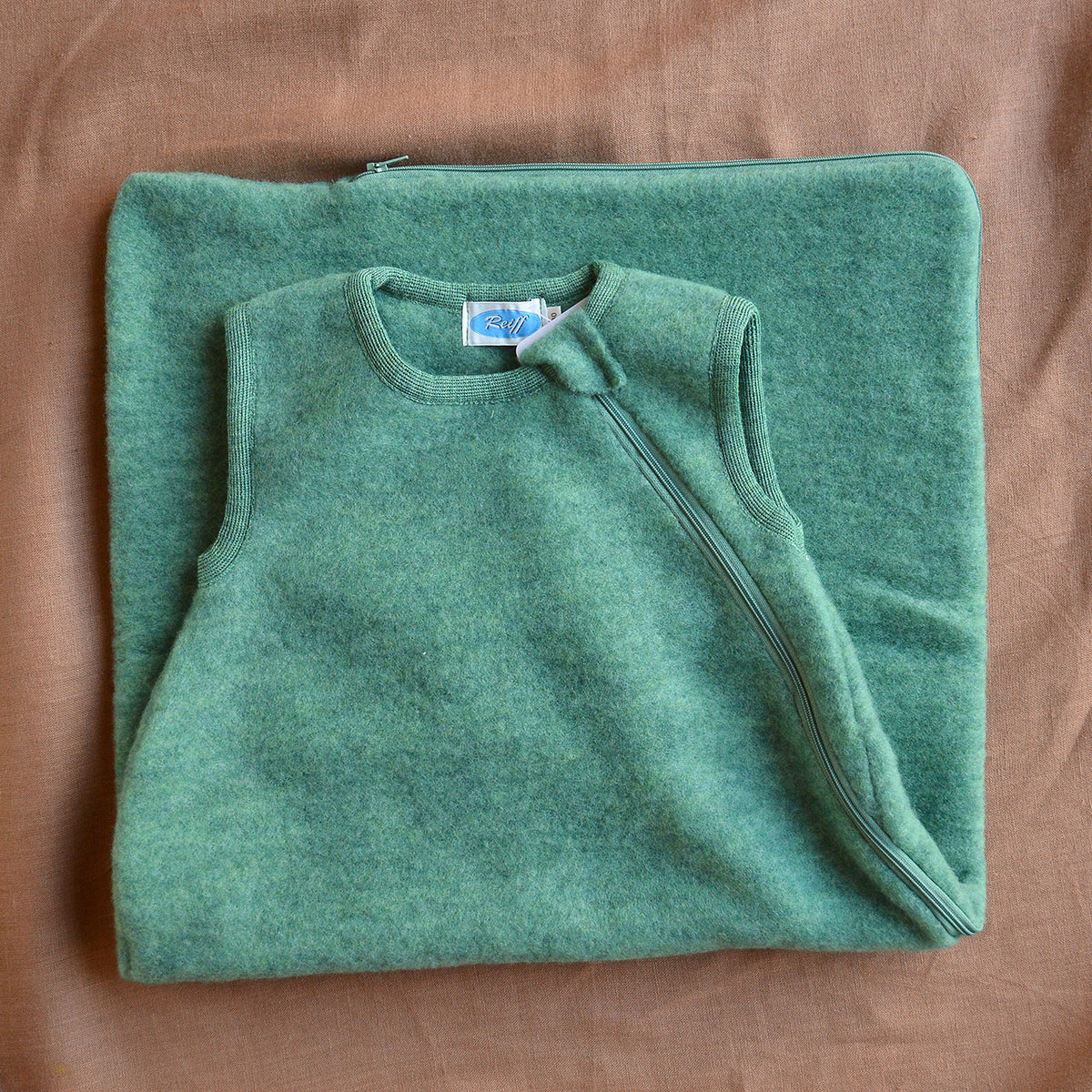 Sleeveless Sleeping Bag - Organic Merino Wool Fleece (0-6y)