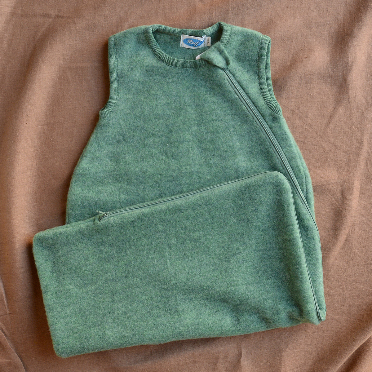 Sleeveless Sleeping Bag - Organic Merino Wool Fleece (0-6y)