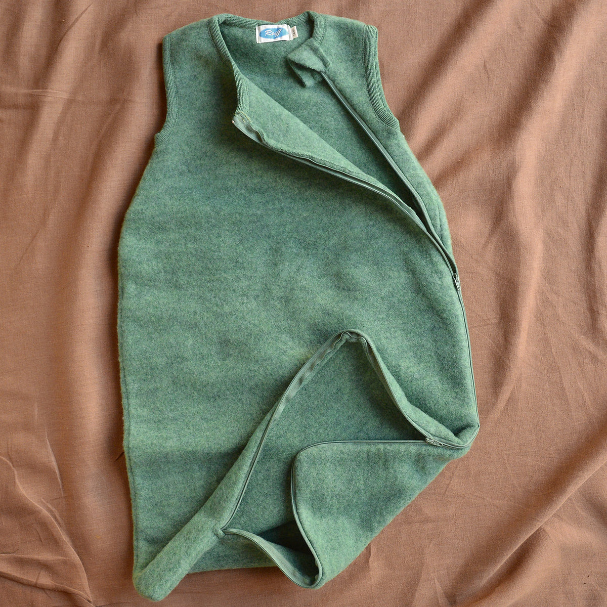 Sleeveless Sleeping Bag - Organic Merino Wool Fleece (0-6y)
