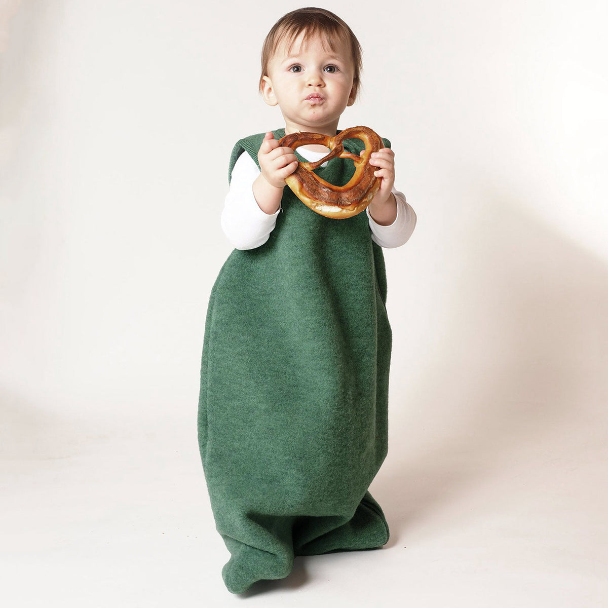 Sleeveless Sleeping Bag - Organic Merino Wool Fleece (0-6y)