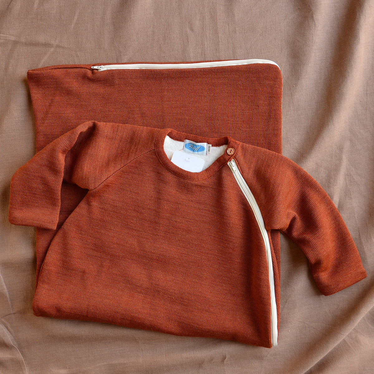Longsleeve Sleeping Bag - Organic Merino Wool (1-6y)