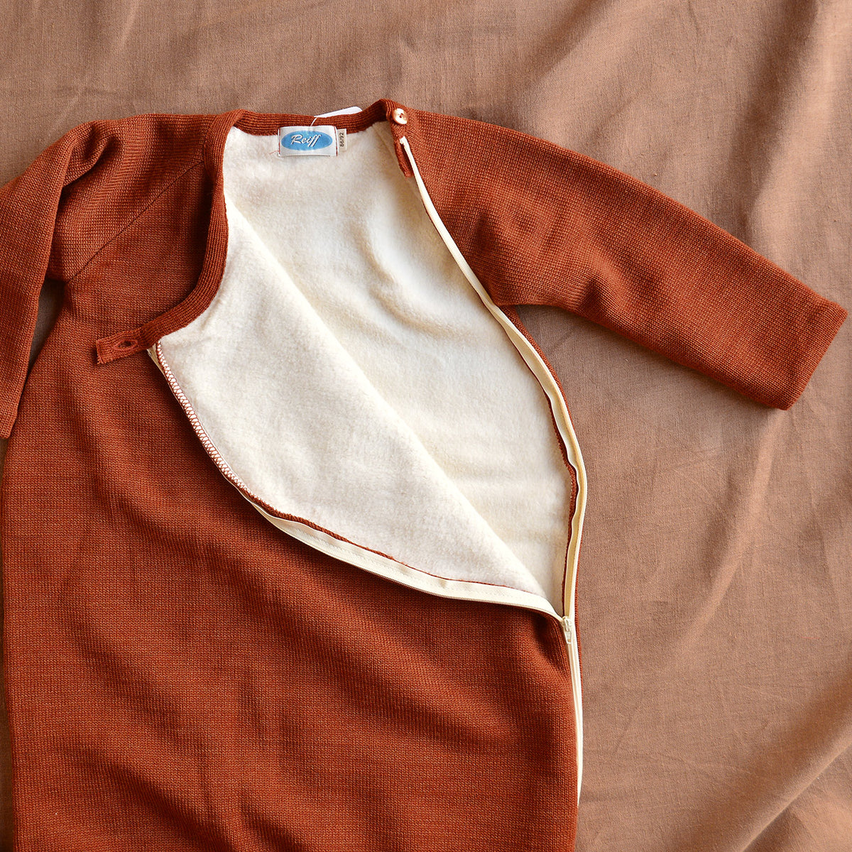 Longsleeve Sleeping Bag - Organic Merino Wool (1-6y)