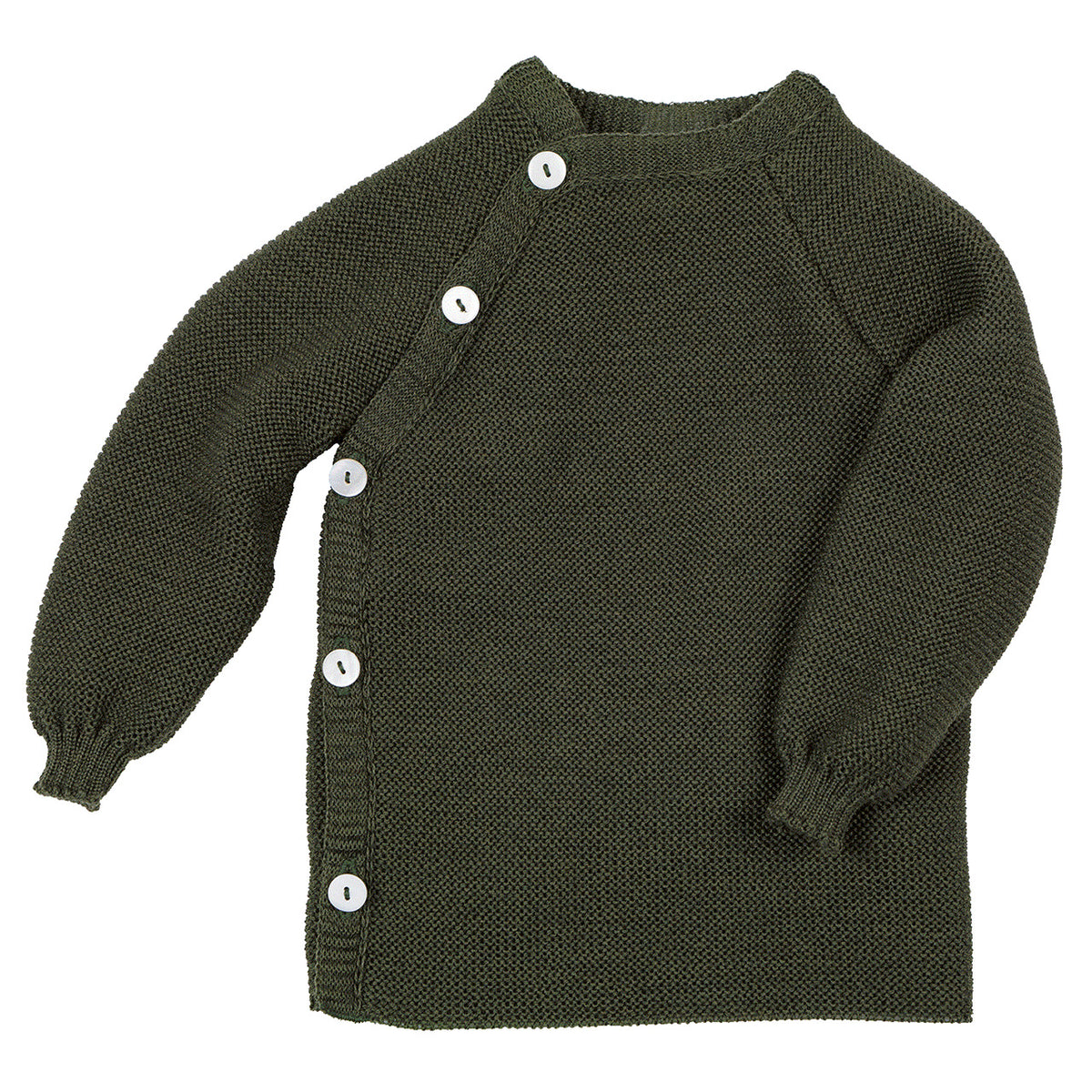 Knitted Baby Jacket - Organic Merino Wool (0-4y)