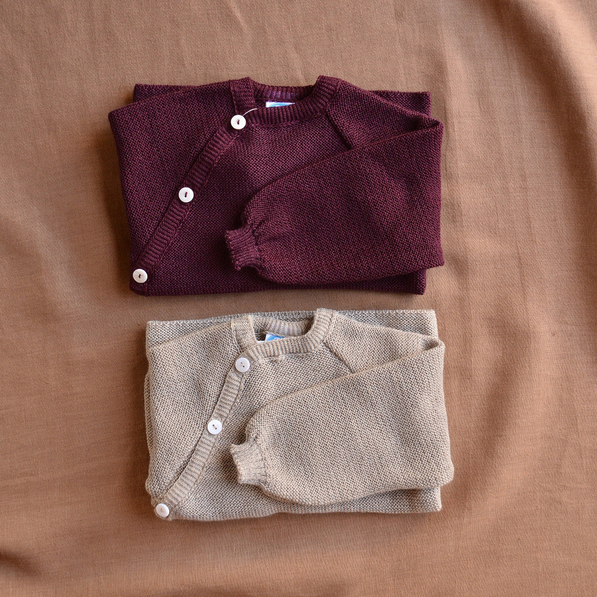 Knitted Baby Jacket - Organic Merino Wool (0-4y)