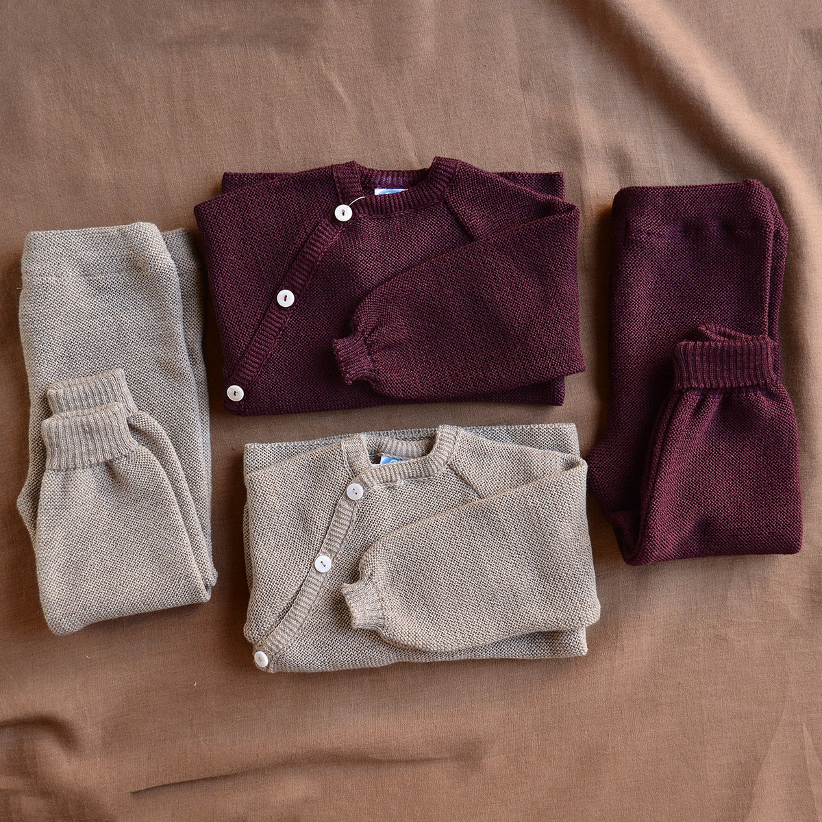 Knitted Baby Jacket - Organic Merino Wool (0-4y)