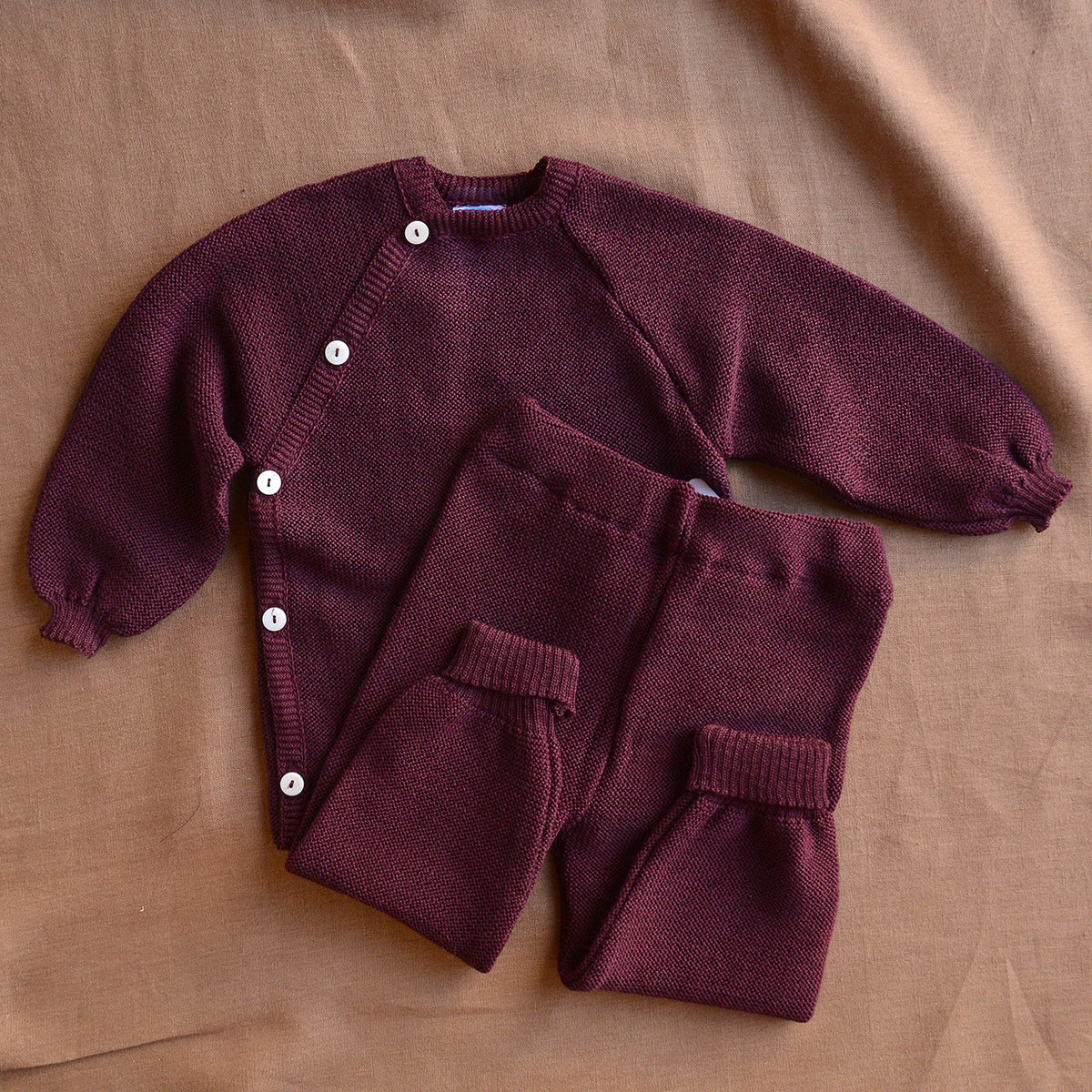 Knitted Baby Pants - Organic Merino Wool (0-4y)