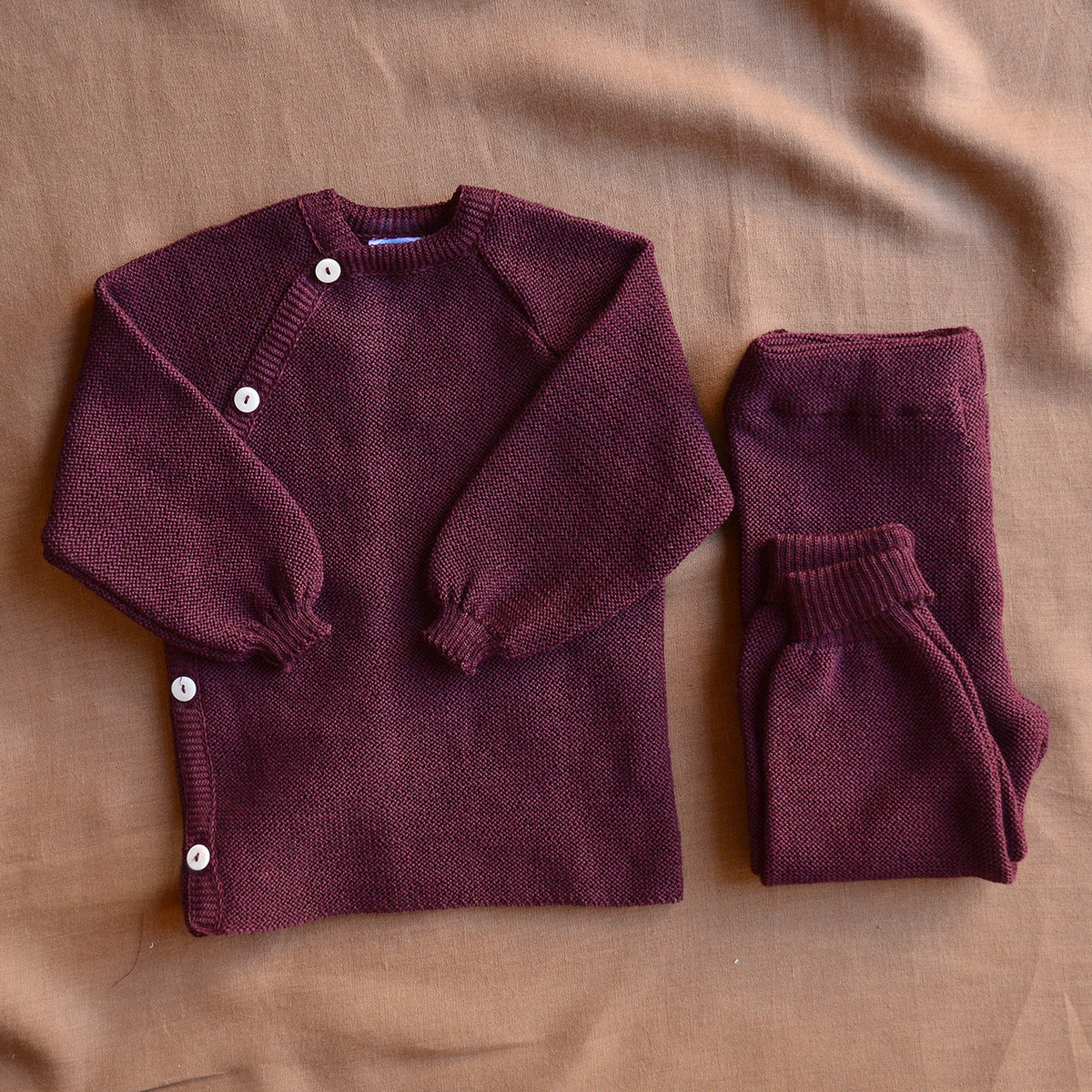 Knitted Baby Jacket - Organic Merino Wool (0-4y)