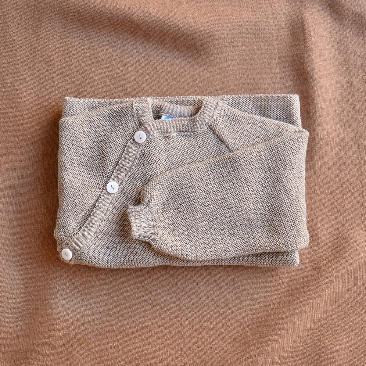 Knitted Baby Jacket - Organic Merino Wool (0-4y)