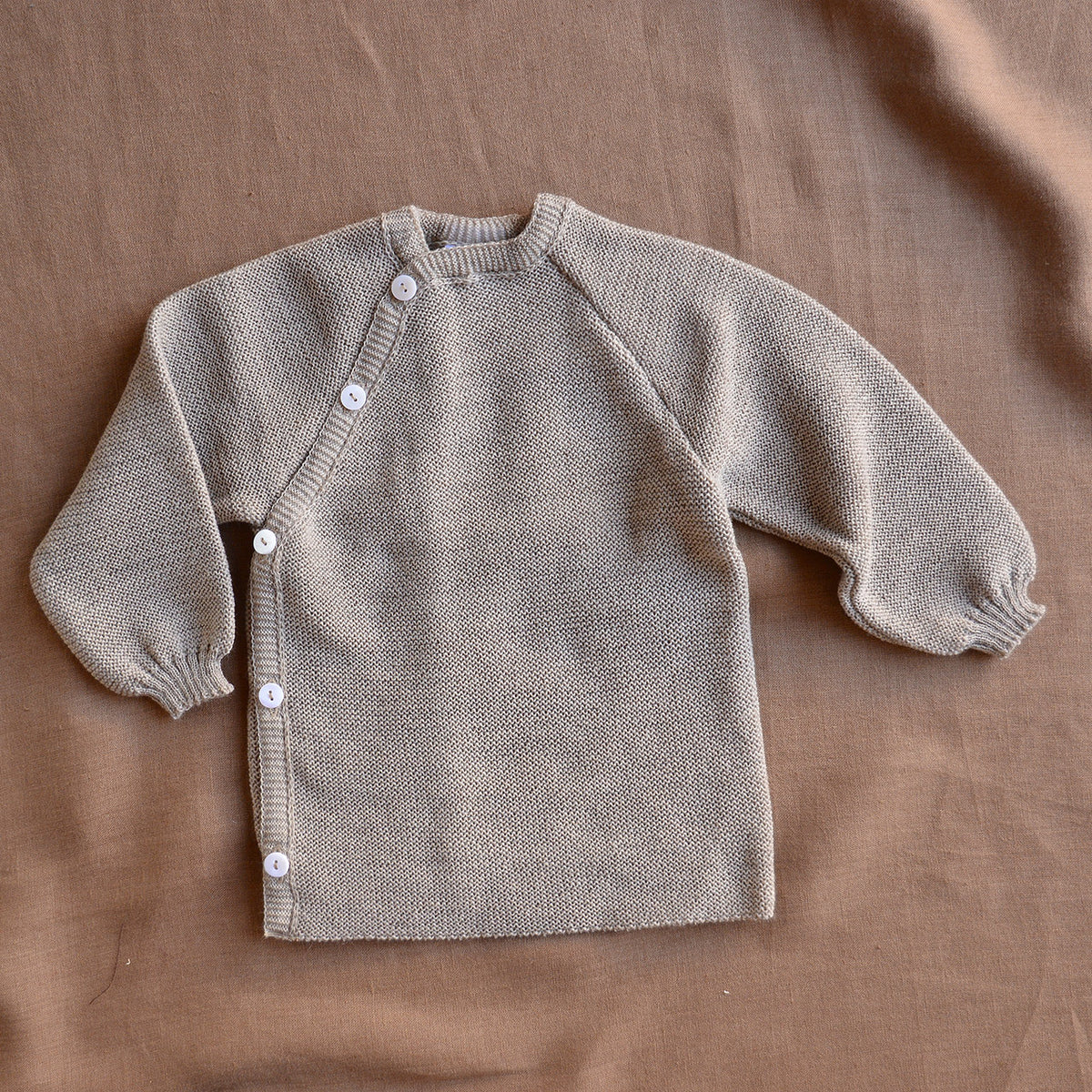 Knitted Baby Jacket - Organic Merino Wool (0-4y)