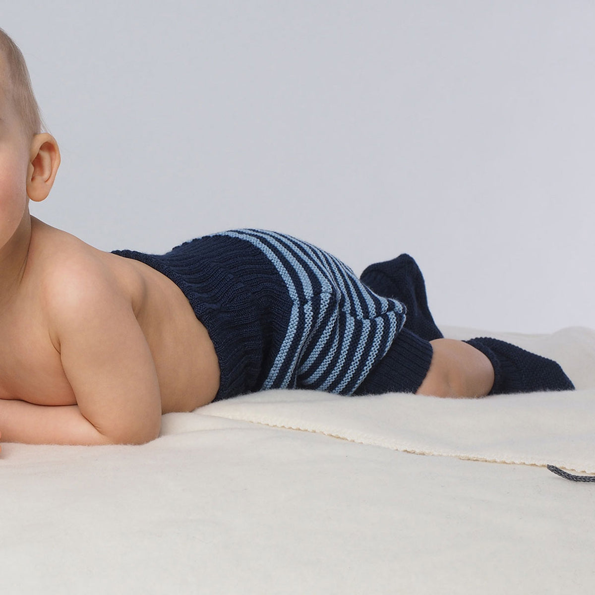 Reiff Wool Nappy Cover - Stripes (GOTS Certified Organic)