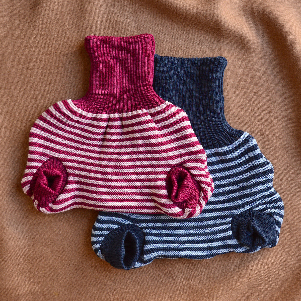 Reiff Wool Nappy Cover - Stripes (GOTS Certified Organic)