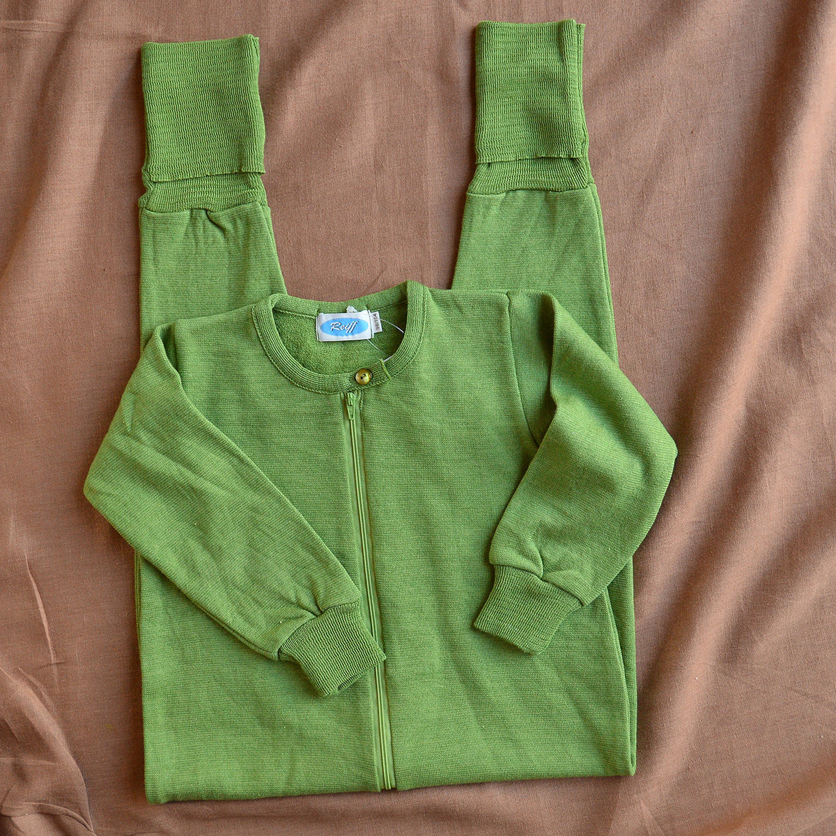 Longsleeve Sleeping Bag with Legs - Organic Wool/Silk (2-6y)