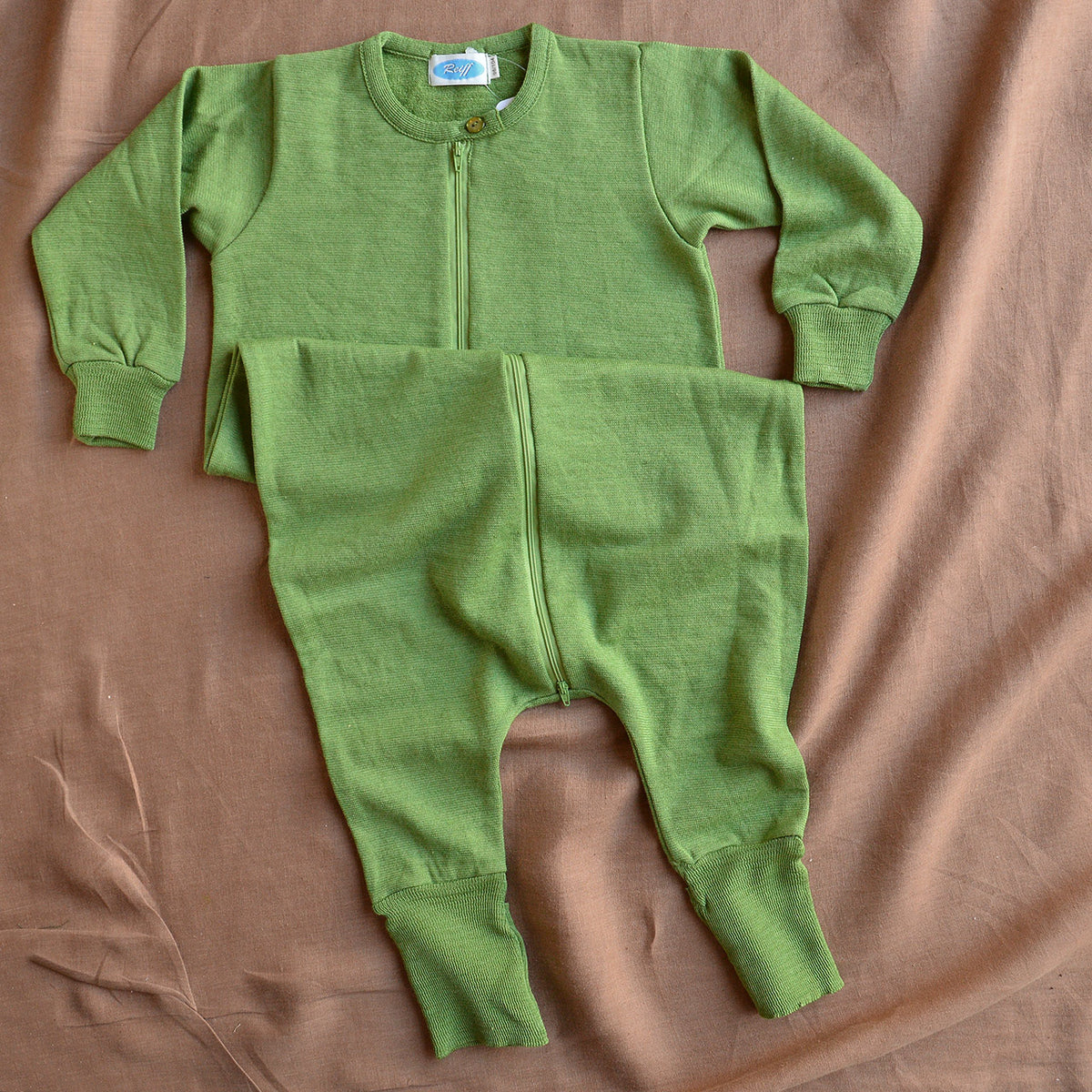 Longsleeve Sleeping Bag with Legs - Organic Wool/Silk (2-6y)