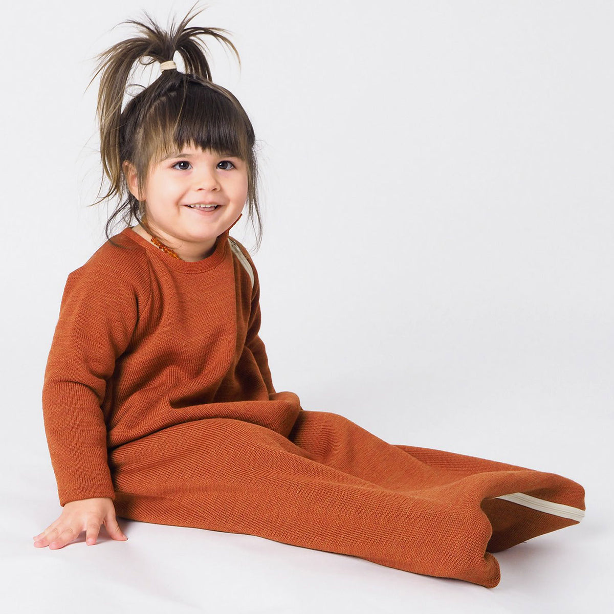 Longsleeve Sleeping Bag - Organic Merino Wool (1-6y)