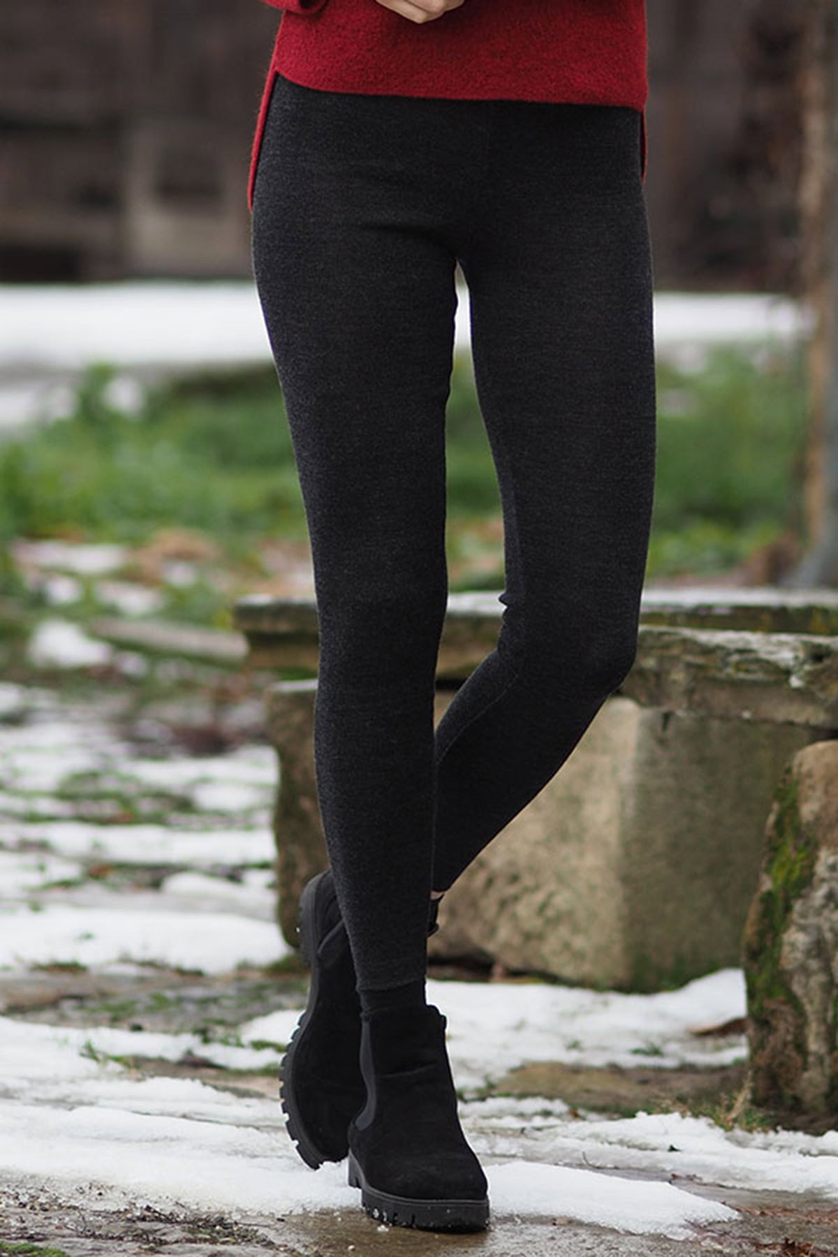 Leggings - Organic Merino Wool (Women S-XL)